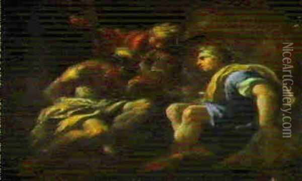 Giuseppe Spiega I Sogni Al Faraone Oil Painting - Sebastiano Ricci