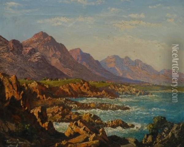 Twelve Apostles, Cape Oil Painting - Tinus de Jongh