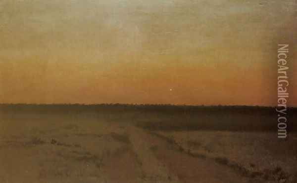 Before the Sunrise. Venus Oil Painting - Jozef Chelmonski