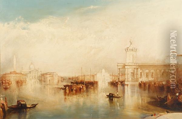 A Venetian Capriccio Oil Painting - Joseph Mallord William Turner