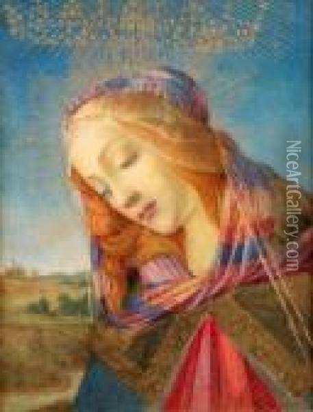 The Madonna Oil Painting - Raphael (Raffaello Sanzio of Urbino)