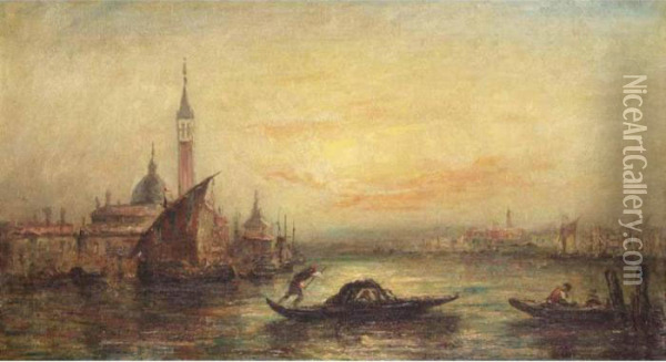 St Mark's Square, Venice Oil Painting - Felix Ziem