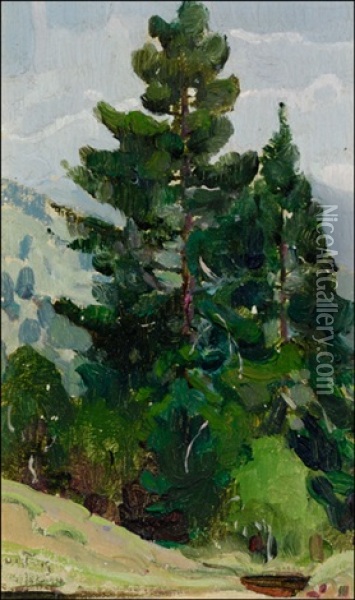 Forest Landscape Oil Painting - William Herbert Dunton
