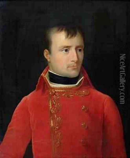 Portrait of Napoleon Bonaparte 1769-1821 Oil Painting - Jean-Pierre Franque