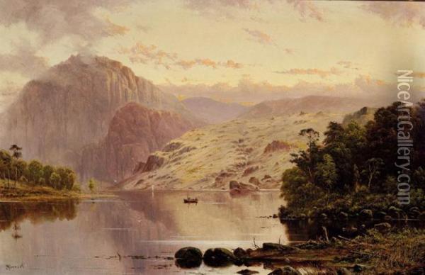Lake St. Clare, Tasmania Oil Painting - H. Forrest