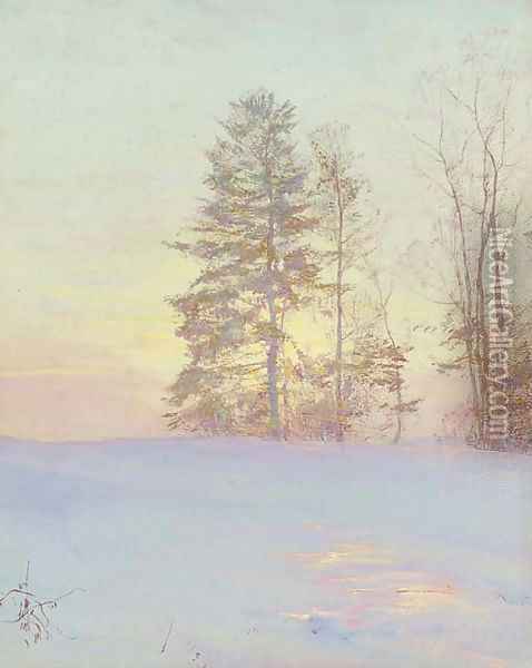 Spruce Tree Oil Painting - Walter Launt Palmer