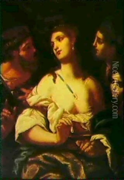 Cleopatra Oil Painting - Johann Carl Loth