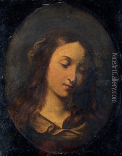 The Madonna Oil Painting -  Guercino