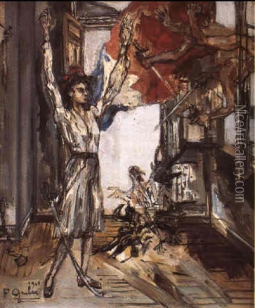 Liberation Oil Painting - Francis Gruber
