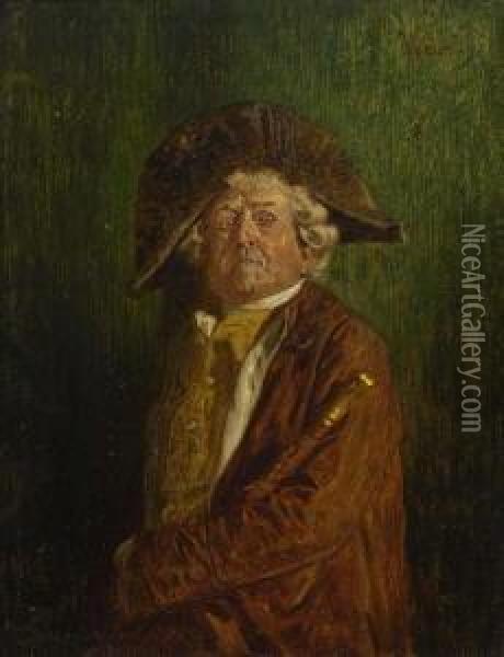 Alterer Herr Der
 Rokokozeit Oil Painting - Wilhelm Lowith