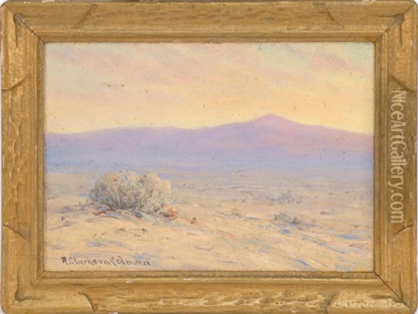 Mists Of Desert Morn Oil Painting - Roi Clarkson Colman