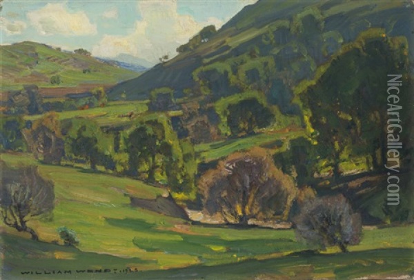 Shadows Oil Painting - William Wendt