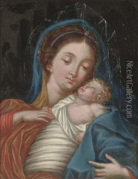 The Virgin And Child Oil Painting - Denys Fiammingo Calvaert