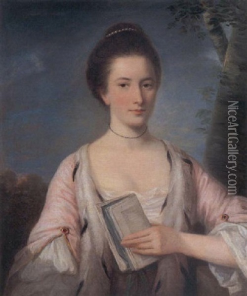 Portrait Of The Hon. Rachel Baillie Hamilton Oil Painting - Francis Cotes