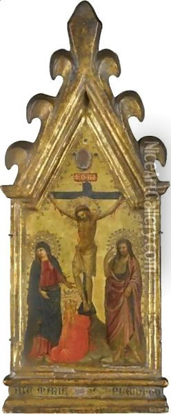 The Crucifixion Oil Painting - Bicci Di Lorenzo
