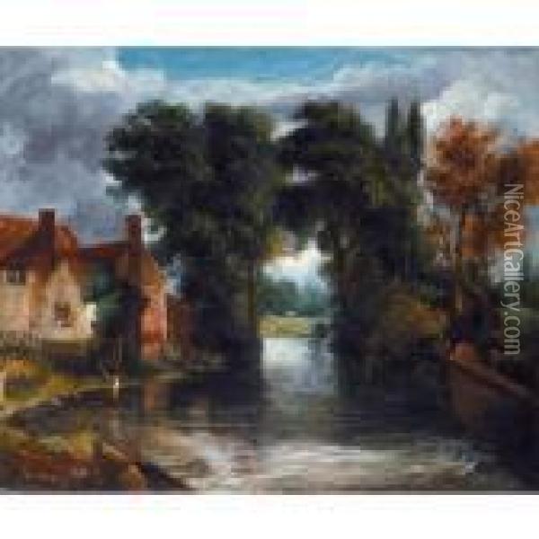 The Valley Farm Oil Painting - John Constable