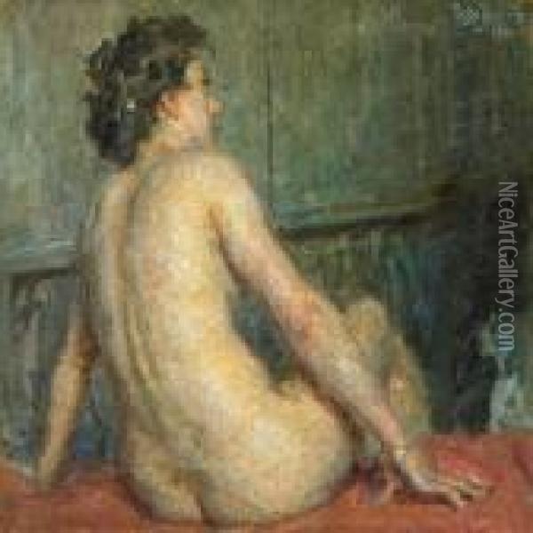 Nude Oil Painting - Viggo Johansen