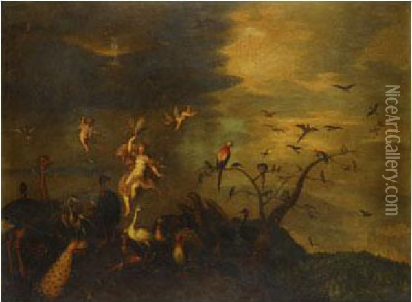 Alegoria Del Aire Oil Painting - Jan Brueghel Le Vieux