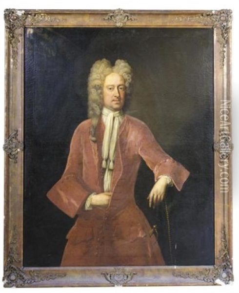 Portrait Of John Sydney, 6th Earl Of Leicester Oil Painting - Michael Dahl