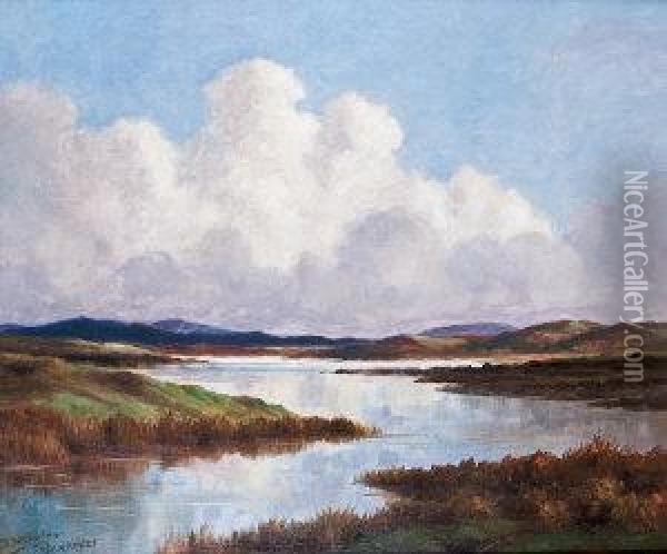 Western Lakeland Oil Painting - Douglas Alexander