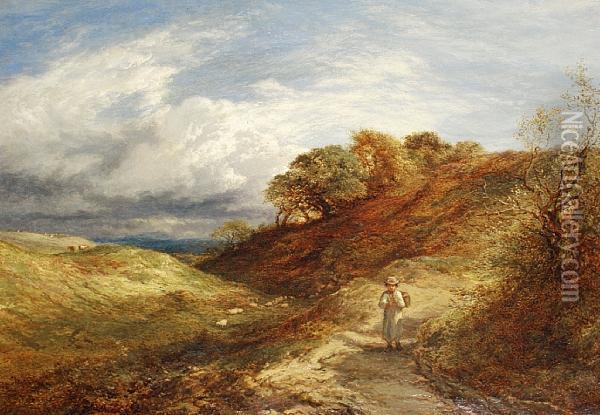Returning Home Oil Painting - James Thomas Linnell