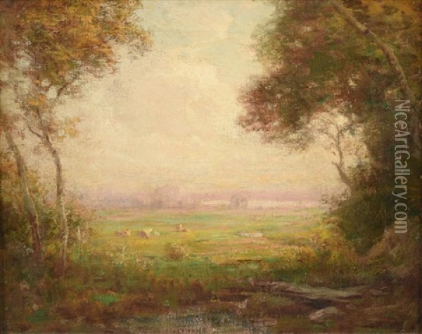Country Landscape Oil Painting - Edward Henry Potthast