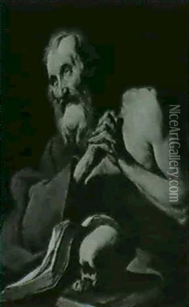 Saint Jerome In Penitence Oil Painting - Jusepe de Ribera