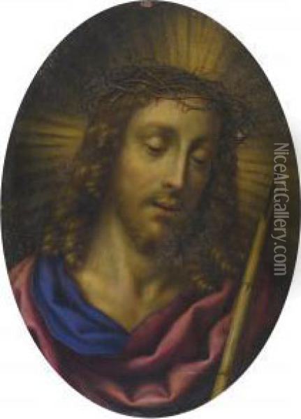 Ecce Homo Oil Painting - Bartolomeo Mancini