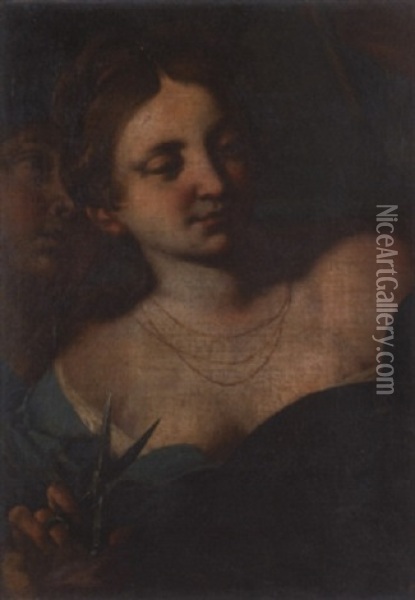 Delilah Oil Painting - Giovanni Battista Piazzetta