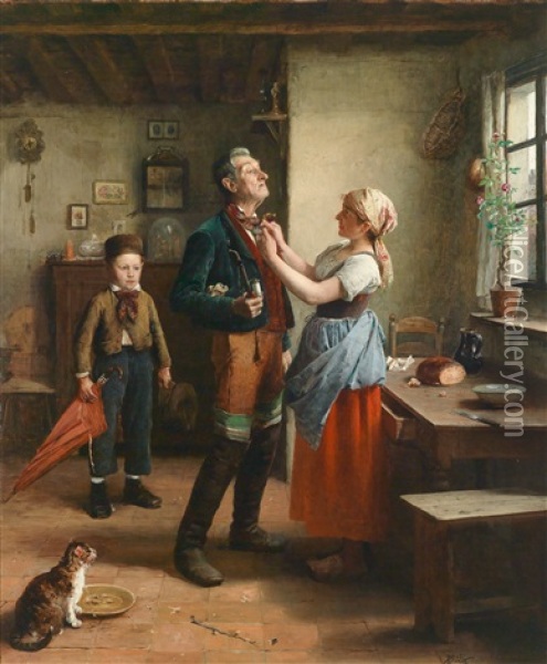 Der Letzte Schliff Oil Painting - Vaclav Brozik