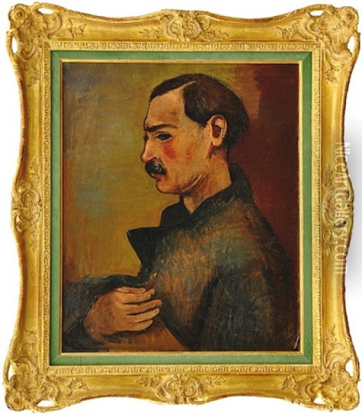 Portret Malire Utrilla Oil Painting - Georges (Karpeles) Kars