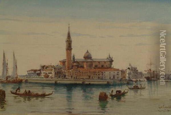 La Salute, Venice Oil Painting - Gabriele Carelli