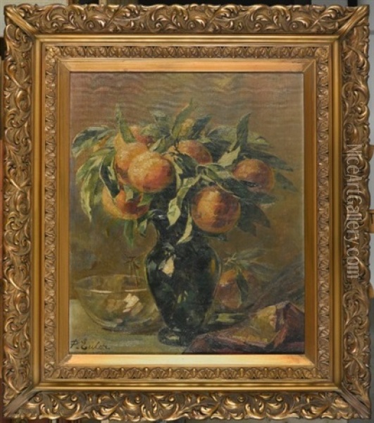 Bouquet De Branches De Pechers Oil Painting - Pierre Nicolas Euler