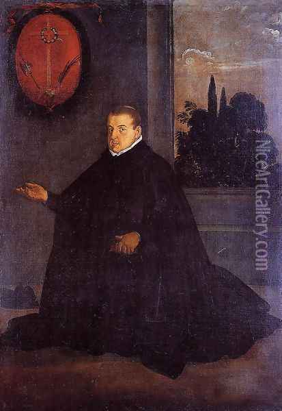 Don Cristobal Suarez De Ribera Oil Painting - Diego Rodriguez de Silva y Velazquez