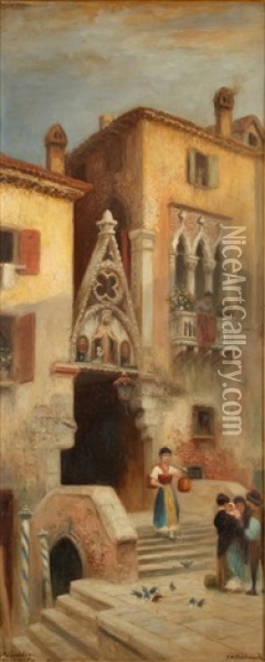 Venice Oil Painting - Frans Wilhelm Odelmark