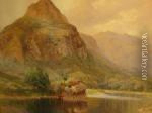 Lakeland Scene Oil Painting - Harry Sutton Palmer