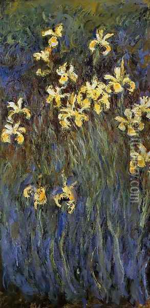 Yellow Irises Oil Painting - Claude Oscar Monet
