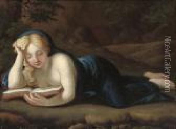 The Penitent Magdalene Oil Painting - Pompeo Gerolamo Batoni