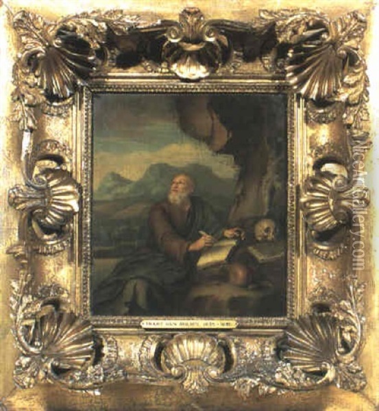 Der Heilige Hieronymus In Einer Landschaft Oil Painting - Willem van Mieris