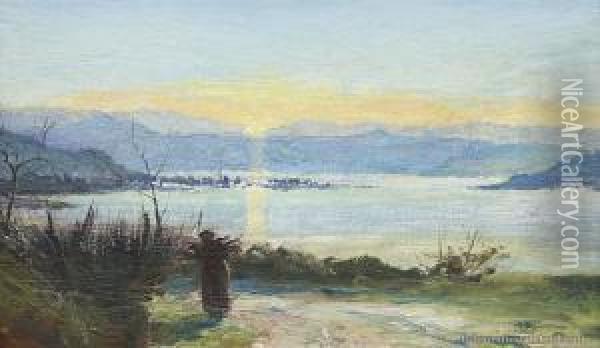 Beauly Firth Oil Painting - Louis John Steele