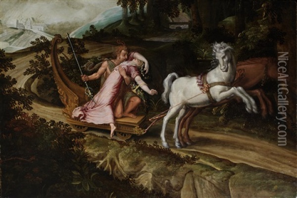 The Rape Of Proserpina Oil Painting - Paolo Fiammingo