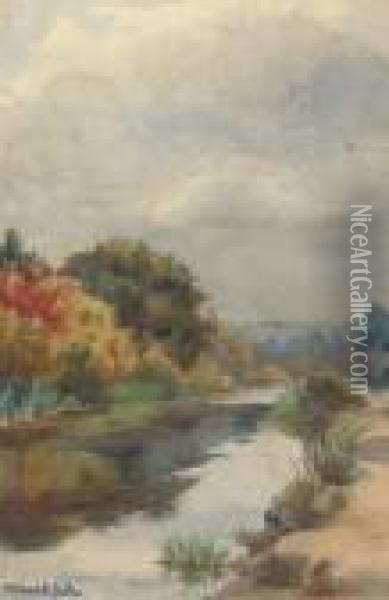 Lismore, Waterford Oil Painting - Mildred Anne Butler
