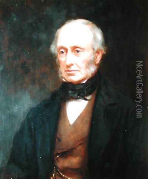 Lord William George Armstrong (1800-90) aged 88, 1898 Oil Painting - Mary Lemon Waller