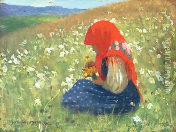 Girl of the Tatra 1905 07 Oil Painting - Paulus Potter