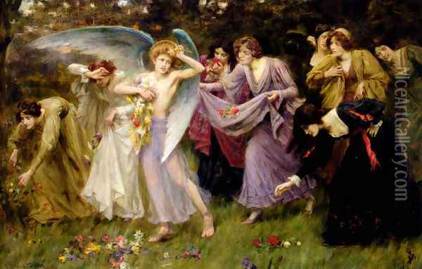 The Gifts Of Love Oil Painting - George Sheridan Knowles