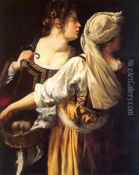 Judith and her Maidservant 2 Oil Painting - Gentile Da Fabriano