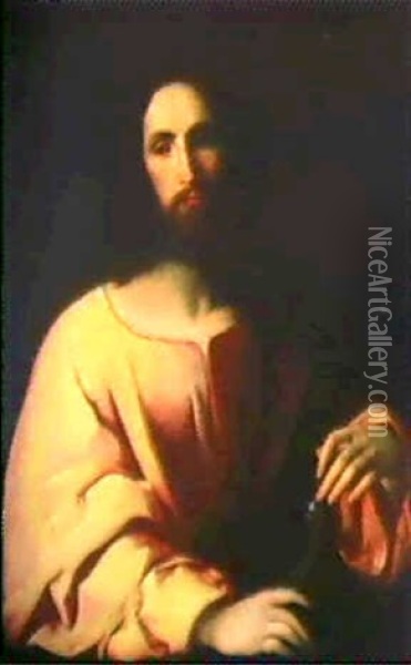 Kristus Som Varldens Frasare Oil Painting - Jacopo Palma il Giovane
