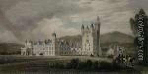 Balmoral Castle Oil Painting - Thomas Abiel Prior