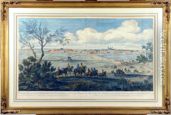 Le Siege De Louvain Oil Painting - Franz Ertinger