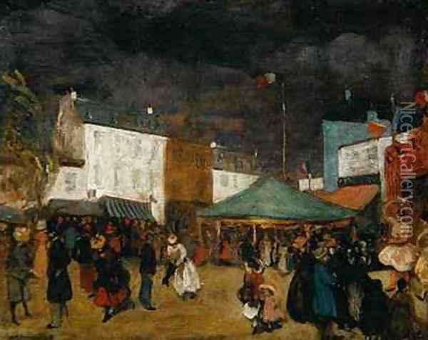 The County Fair Oil Painting - William Glackens